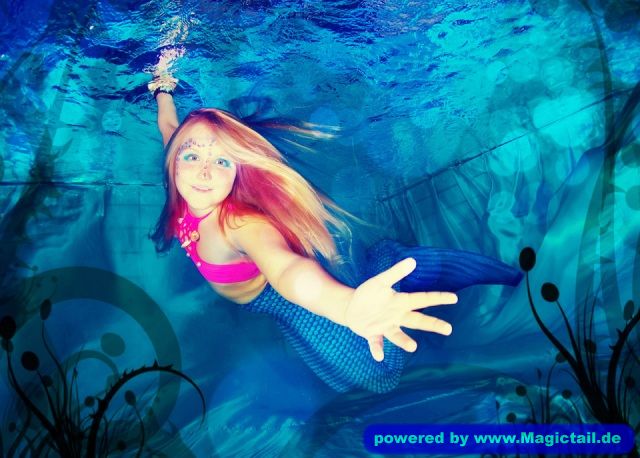 Beginn eines verwirklichten Traums:Meerjungfrauen Club Unterwasser Shooting-kharton