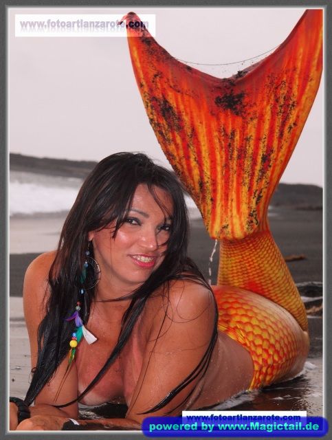 Lanzarote Mermaids Unterwasser Fotoshooting:Gestrandet-deepdiver007