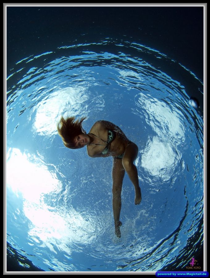 Lanzarote Mermaids Unterwasser Fotoshooting:im Kreis-deepdiver007
