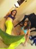 Mermaids at the beach :: We're caught!
