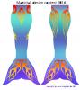Flaming mermaid