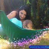 Mermaid mother and baby