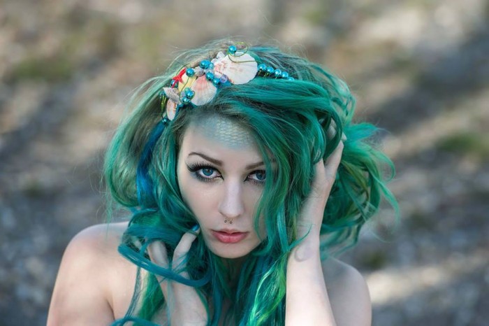 Scarlett Schwendinger won with her image Mermaid Make up