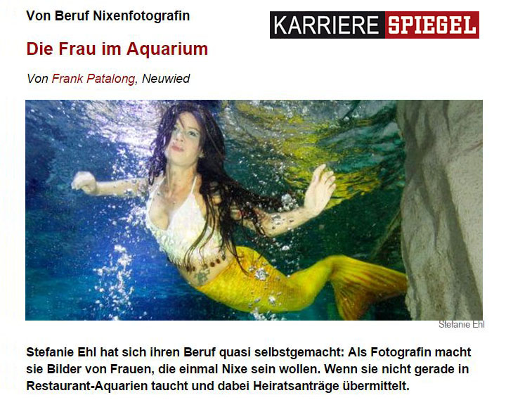 KarriereSPIEGEL: Von Beruf Nixenfotografin