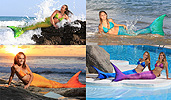 Mermaid tail costumes for swimming