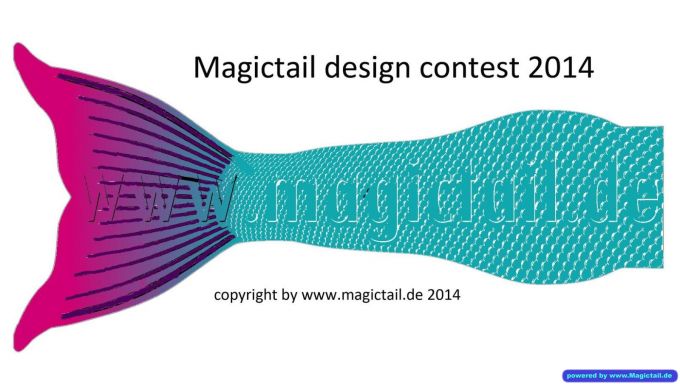 Design Contest 2014:Underwater dream in pink and turquoise-Magictail GmbH