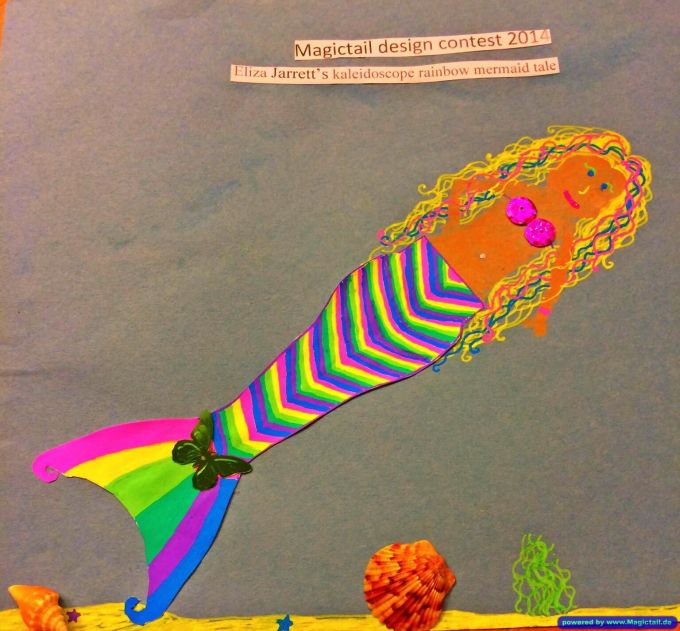 Design Contest 2014:Kaleidoscope Rainbow Mermaid-Magictail GmbH