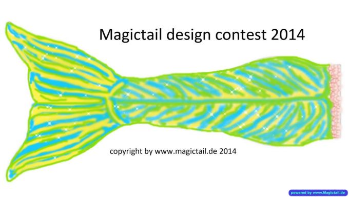 Design Contest 2014:Green-yellow-cyan Sparkletail-Magictail GmbH