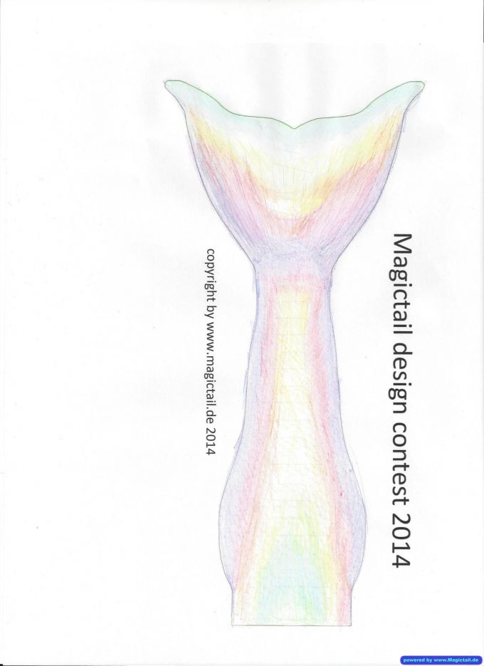 Design Contest 2014:Rainbow mermaid Tail-Magictail GmbH