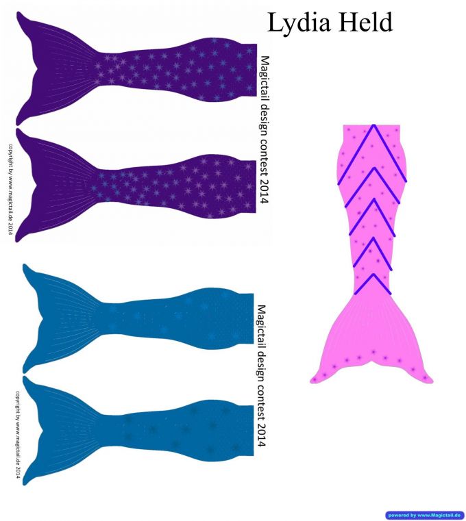 Design Contest 2014:Pink - Purple - Blue-Magictail GmbH