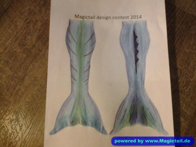 Design Contest 2014:Blue mermaid-Magictail GmbH