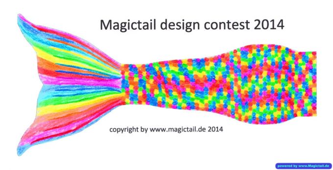 Design Contest 2014:My daughters design of a rainbow magictail-Magictail GmbH